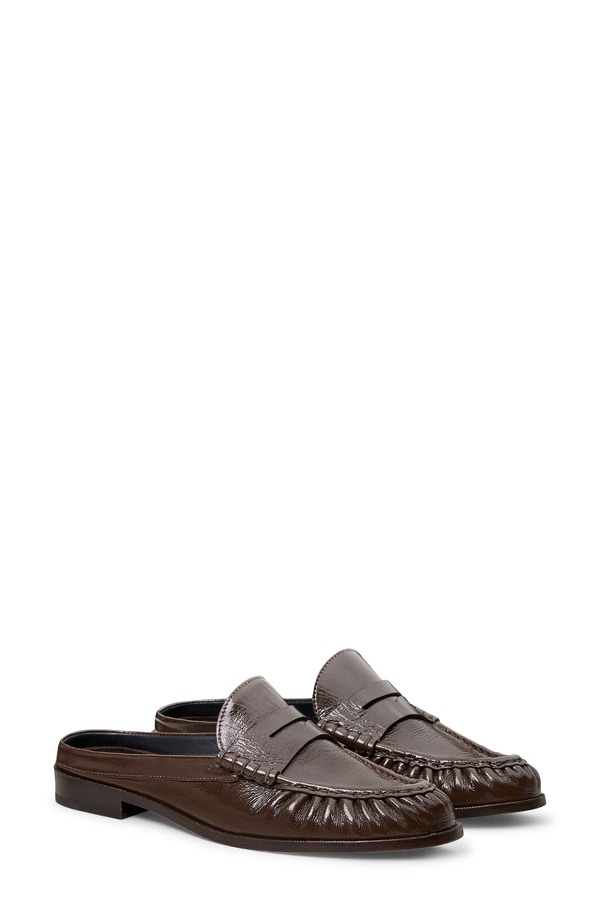 リフォーメーション レディース シューズ スリッポン・ローファー Reformation Francine Loafer Mulespresso Crinkle Patent