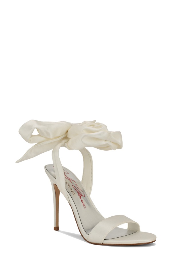 ナインウェスト レディース シューズ サンダル アンクル Nine West Mmonroe Ankle Wrap Sandal White 白いこと