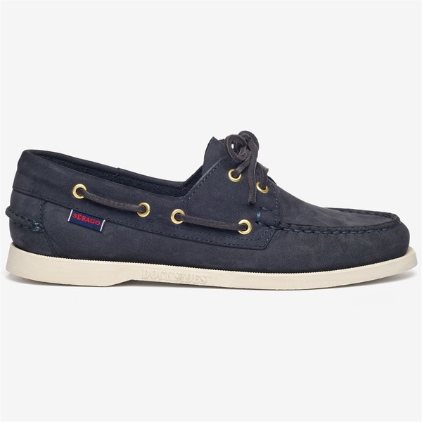 セバゴ レディース シューズ スリッポン・ローファー Sebago Portland Nubuck Womans Boat Shoes Blue Universe 青色