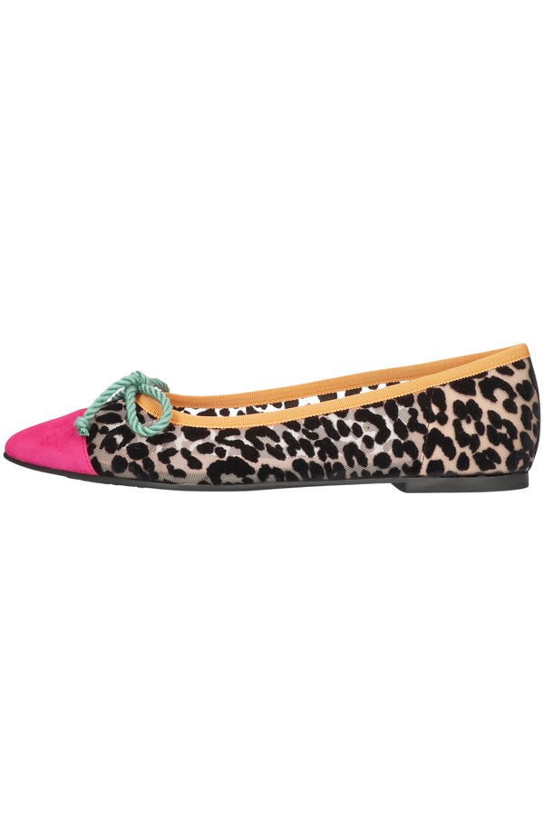プリティ・バレリーナ レディース シューズ パンプス メッシュ Pretty Ballerinas Pointed Toe Mesh Ballet Flat Black 黒いこと