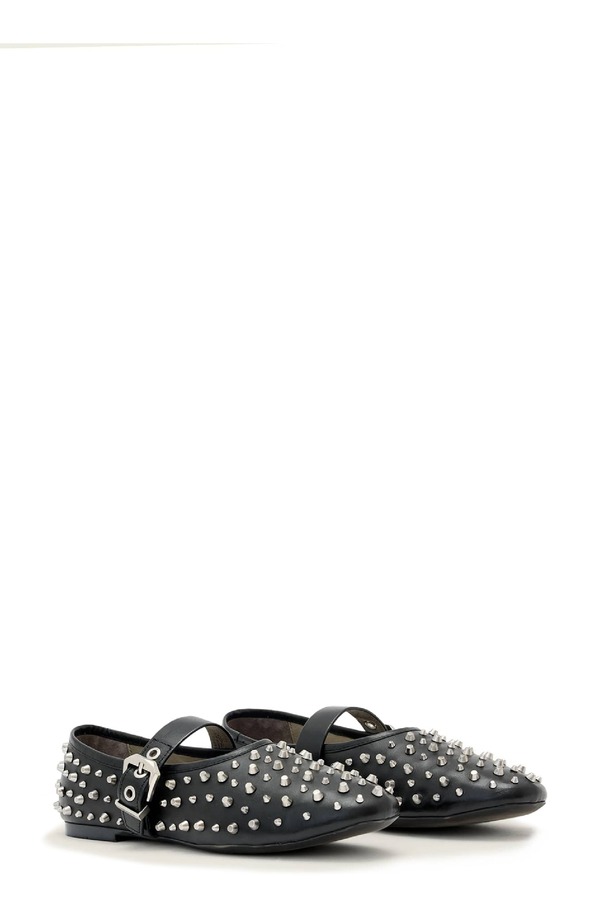 オールセインツ レディース シューズ パンプス AllSaints Hollie Mary Jane Flat Black 黒いこと