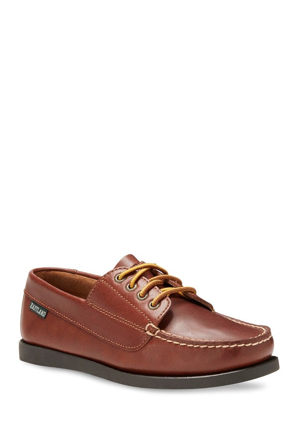 パン種地びた レディース シューズ パンプス 力くらべ Eastland Falmouth Moc Toe Derby - Wide Width Available Tan タン
