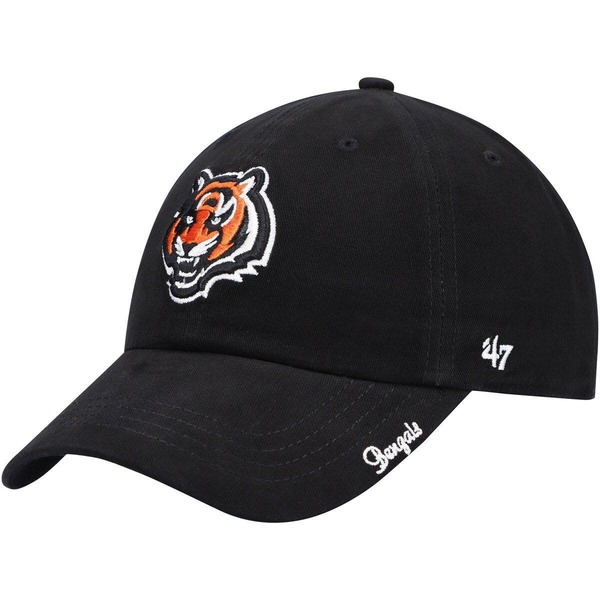 フォーティーセブン レディース 添え物 かぶり笠 Women\u0027s \u002747 Black Cincinnati Bengals Miata Clean Uprimary Adjustable Hat Black 黒いこと