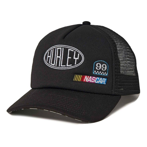 ハーレー レディース 付属物 鳥打ち帽 Women\u0027s Hurley Black NASCAR Foam Trucker Snapback Hat Black 黒いこと