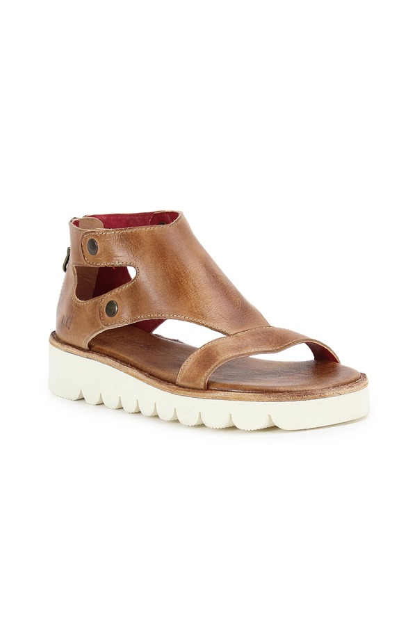 ベッドステュ レディース シューズ 踵 プラットホーム サンダル Bed Stu SoniI Platform Sandal Tan Rustic タン