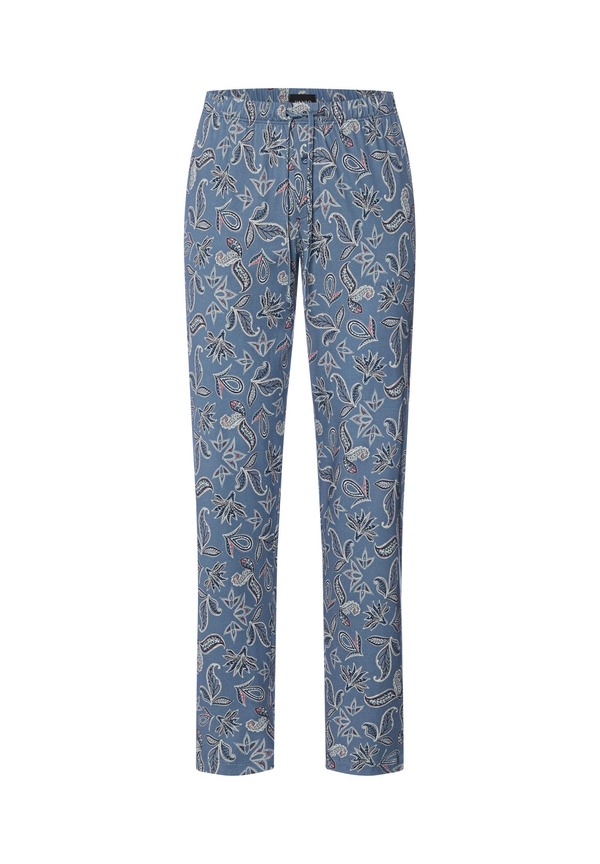 ハンロ メンズ ボトムス 心地よいズボン下 綿織物 Hanro Night Anday Cotton Drawstring Pajama Pantseaside Paisley