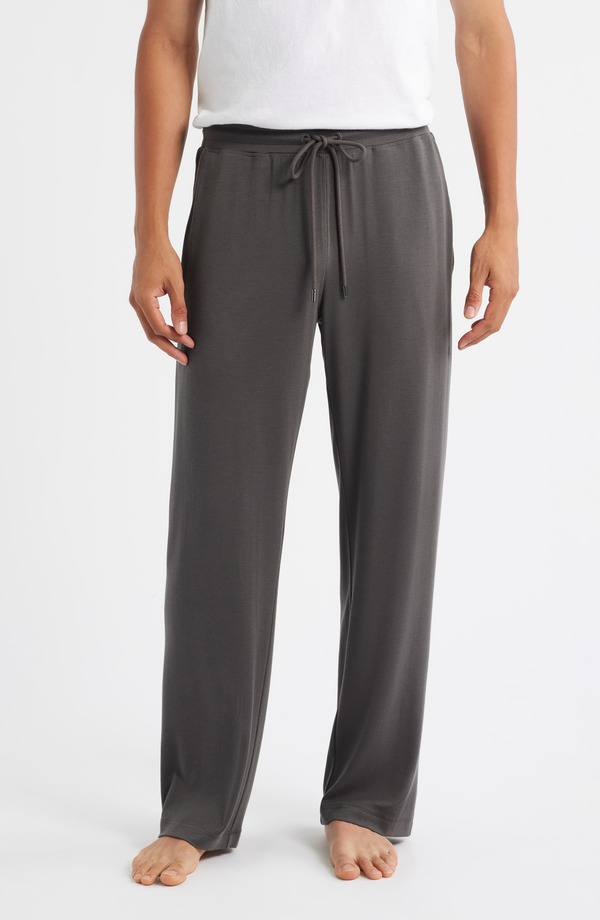 ダニエルブチュラー メンズ ボトムス 心地好いズボン下 Daniel Buchler Modal Blend Pajama Pants Charcoal 暗灰色