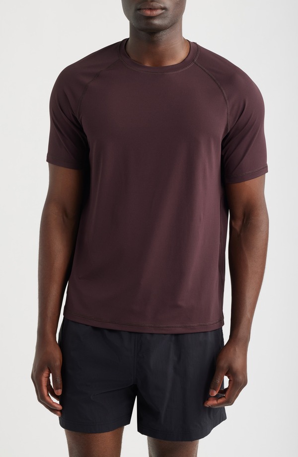 ゼラ メンズ トップス ティーシャツ Zella Endurance Performance T-Shirt Brown Plum 酸桃