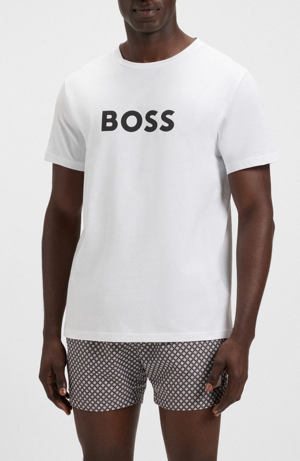 主任者 メンズ トップス ティーシャツ グラフィック BOSS Graphic T-Shirt White 白いこと