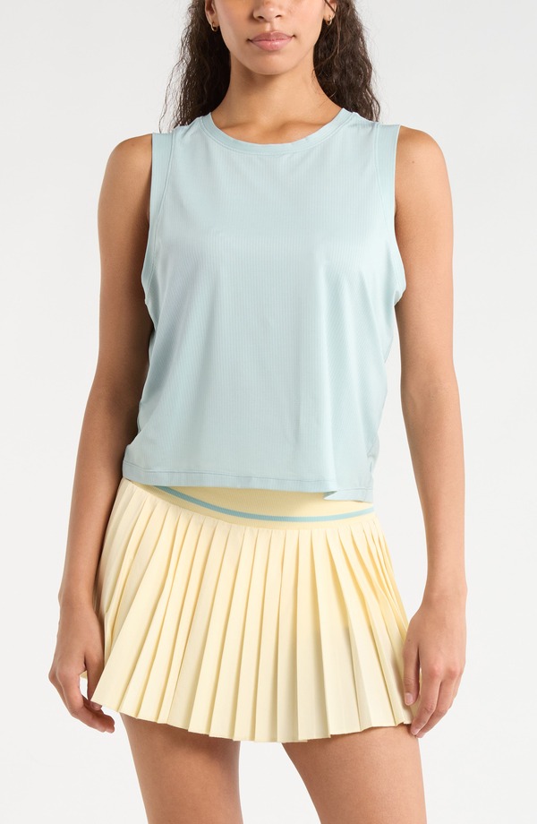 ゼラ レディース トップス シャツ メッシュ Zella Smashit Mesh Tank Blue Raindrop ブルー｜ReVida 店