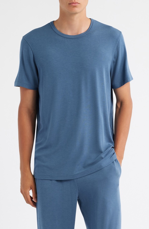 ダニエルブチュラー メンズ トップス プルオーバー Daniel Buchler Modal Blend Pajama T-Shirt Easy Navy 米国海軍