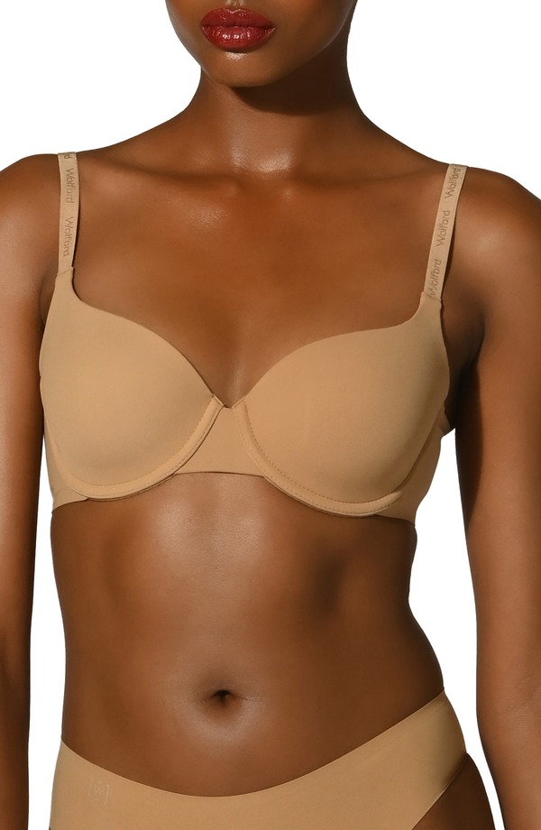 ウォルフォード レディース アンダー御召しもの ブラ Wolford 3Wireless Bra Fairly Light