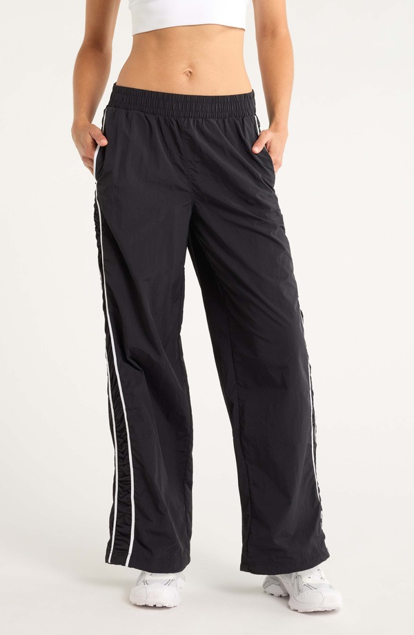 ゼラ レディース ボトムス レギンス 貨物自動車ズボン下 Zella Travelite Track Pants Black 黒いこと