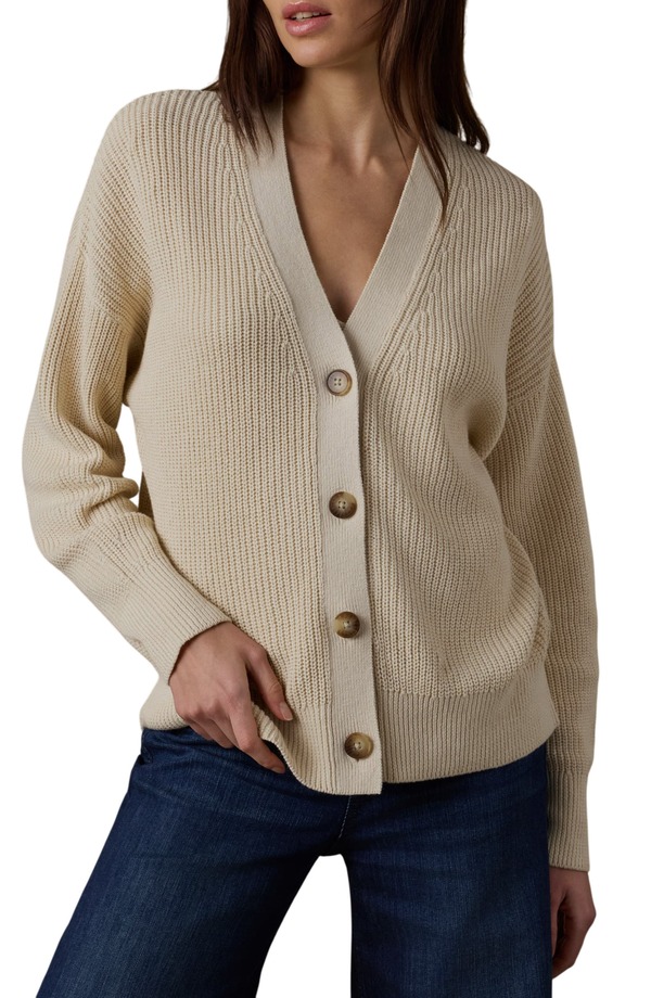 ファレティ レディース アウター ジレー 綿織物 リネン Faherty Miramar Linen \u0026 Organicotton Cardigan Summer Sand 砂子