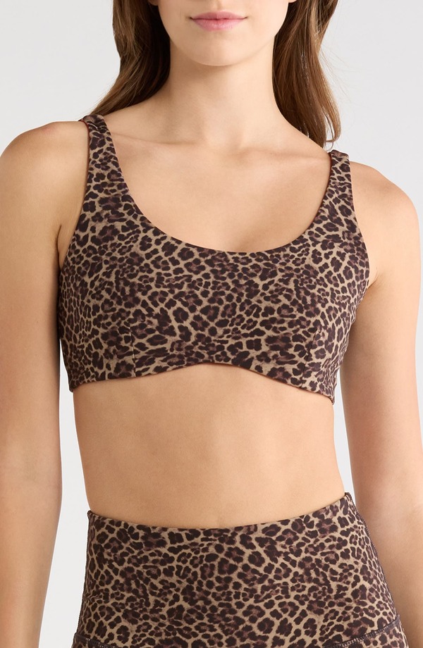 エムピージー レディース アンダー御召しもの ブラ MPG Sculpt Reversible Sports Bra Goji Berry/ New Leopard 毛の荒物