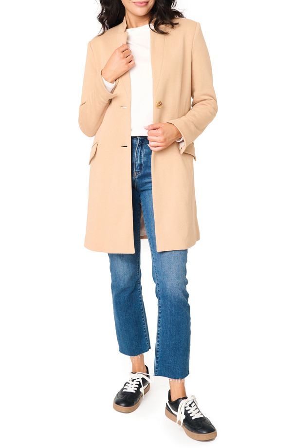 ギブソンルック レディース アウター 上衣・上衣 綿織物 GIBSONLOOK Notch Collar Cotton Blend Jacket Cappuccino