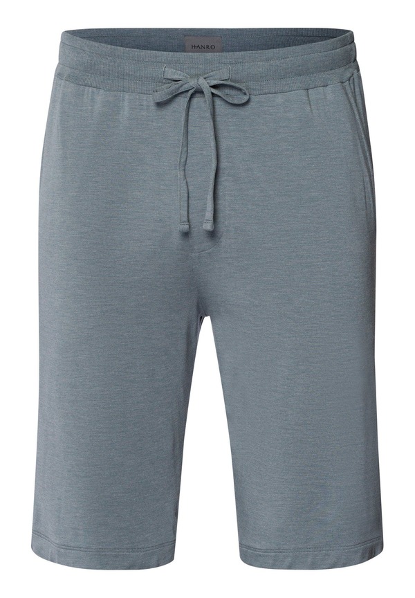 ハンロ メンズ ボトムス ハーフパンツ・ショーツ ショートパンツ Hanro Casuals Drawstring Shorts Ocean Melange|ReVida 店