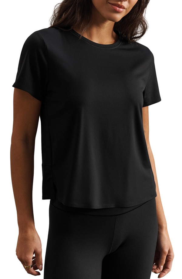ローヌ レディース トップス プルオーバー Rhone Serene Performance T-Shirt Pure Black 黒いこと