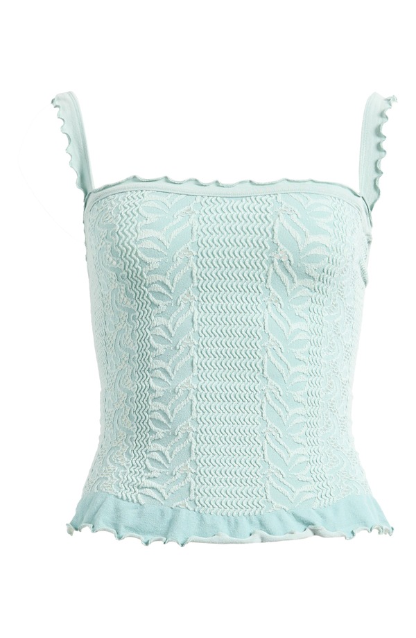 フリーピープル レディース トップス シャツ Free People Soft Square Neck Camisole Fp Mermaids Tail｜ReVida 店