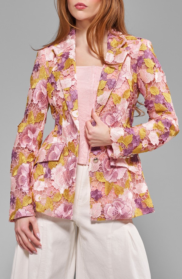 アザレア 一 レディース アウター 上衣・上衣 スポーツジャケット AZALEA WANG Thalena Blazer Pink Multi さくら色