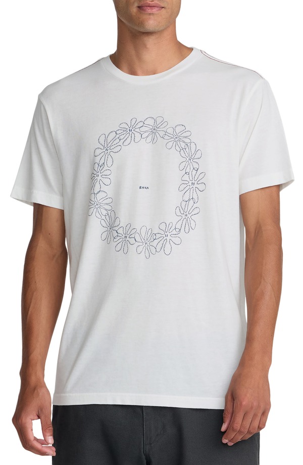 ルーカ メンズ トップス ティーシャツ グラフィック RVCA Bryce Lei Graphic T-Shirt Antique White 白いこと