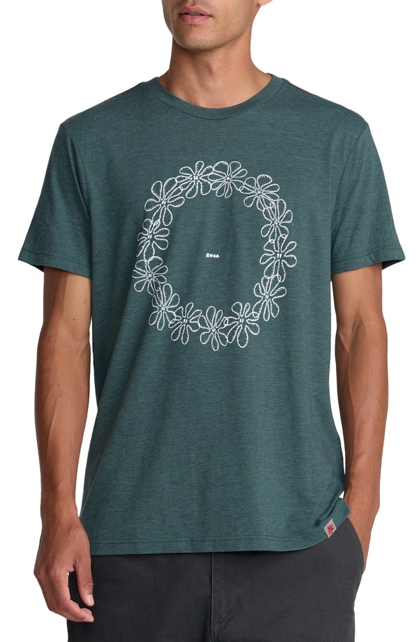 ルーカ メンズ トップス ティーシャツ グラフィック RVCA Bryce Lei Graphic T-Shirt Balsam Green 緑であること