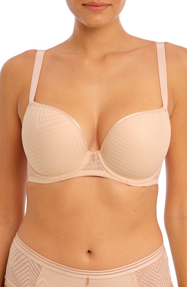 フレイヤ レディース トップス プルオーバー Freya Tailored Plunge Underwire T-Shirt Bra Natural Beige ベージュ