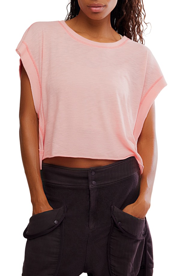 フリーピープル レディース トップス ティーシャツ 開けはなしうしろ側 Free People FP Movement My Tee Time Open Back T-Shirt Fruit Punch