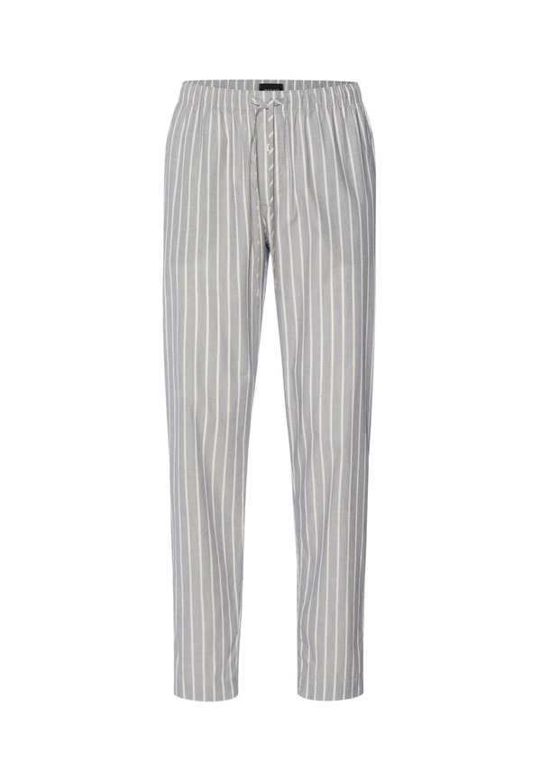 ハンロ メンズ ボトムス 心地よいズボン下 綿織物 Hanro Night Anday Cotton Woven Pajama Pants Denim Stripe ジーンズ