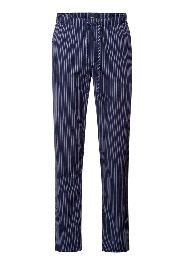 ハンロ メンズ ボトムス 心地よいズボン下 綿織物 Hanro Night Anday Cotton Woven Pajama Pants Fine Stripe 縞模様