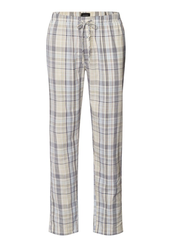 ハンロ メンズ ボトムス 心地よいズボン下 綿織物 Hanro Night Anday Cotton Woven Pajama Pants Gentle Check 読み合わせる