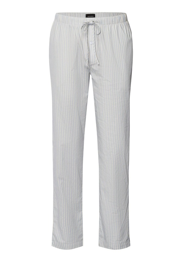 ハンロ メンズ ボトムス 心地よいズボン下 綿織物 Hanro Night Anday Cotton Woven Pajama Pants Light Stripe 縞模様
