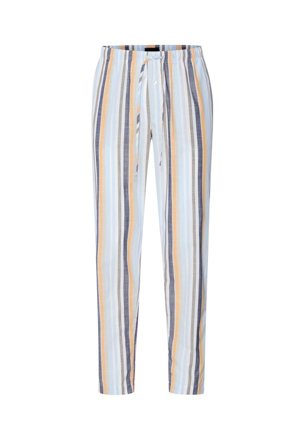 ハンロ メンズ ボトムス 心地よいズボン下 綿織物 Hanro Night Anday Cotton Woven Pajama Pantsunset Stripe 縞模様