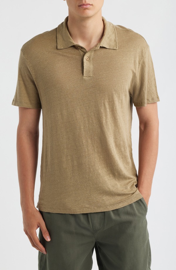 アレックス起重機 メンズ トップス スポーツシャツ リネン ALEX CRANE Linen Polo Tank
