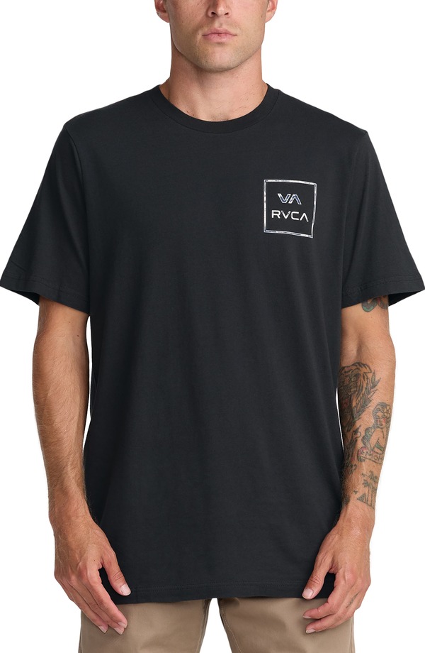 ルーカ メンズ トップス プルオーバー 綿織物 グラフィック RVCA VAll the Way Cotton Graphic T-Shirt Pirate Black 黒いこと