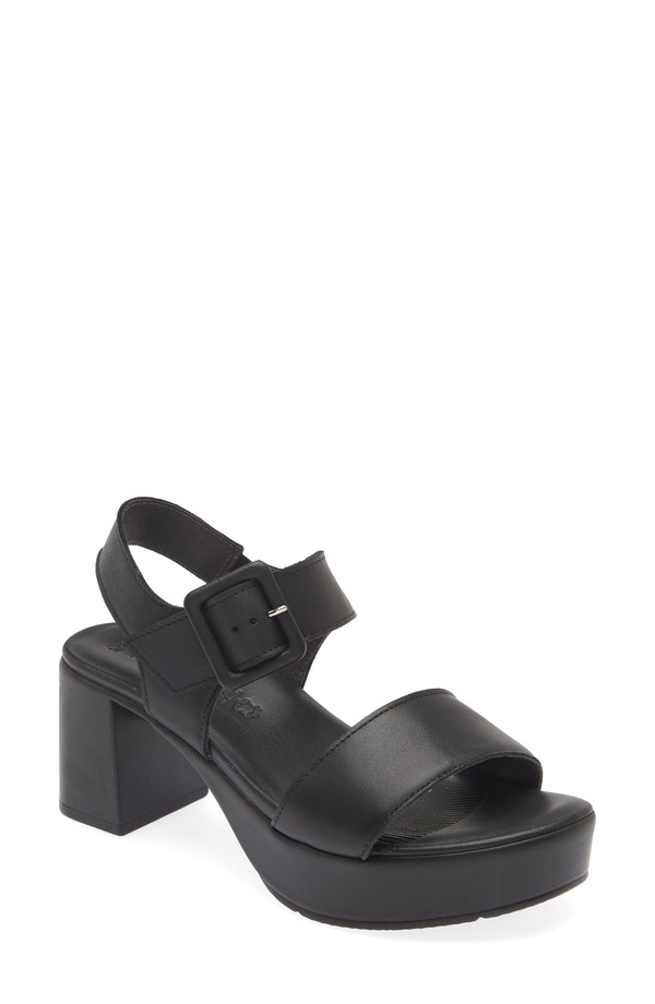 ナオト レディース シューズ ヒール プラットフォーム サンダル Naot Glamour Platform Sandal Jet Black Leather ブラック 38,870円