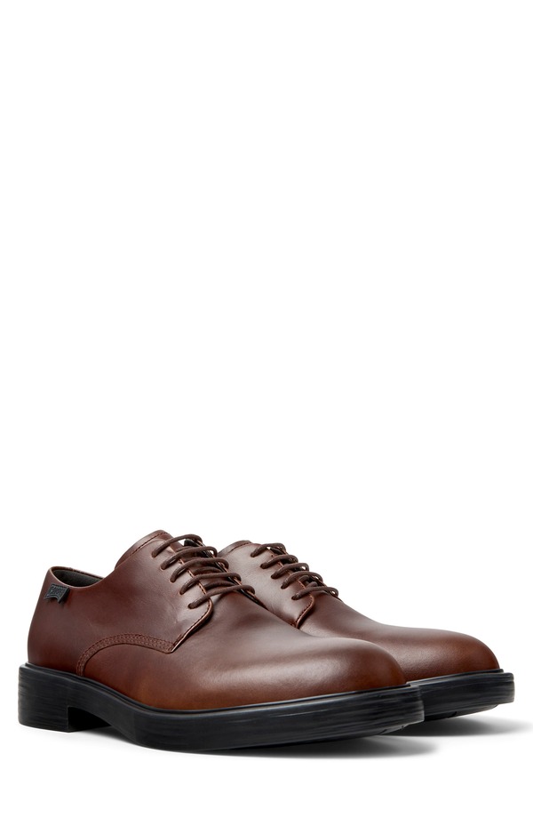 カンペール メンズ シューズ ダービー Camper Dean Derby Brown ブラウン|ReVida 店