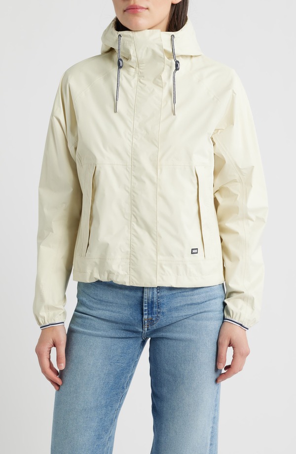 ヘリーハンセン レディース アウター 上衣・上衣 Helly Hansen Koster 2.5-Layer Waterproof/Windproof Rain Jacket Cream 皮膚軟化剤