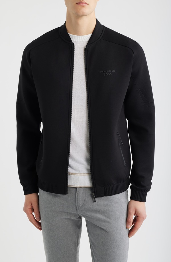 主任者 メンズ アウター パーカー・スウェット プルオーバー BOSS Porsche Spirit 70 Zip Sweatshirt Black 黒いこと