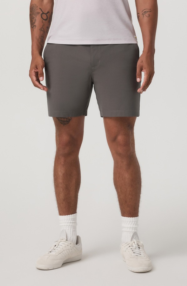 ビュオーリ メンズ ボトムス 二分の一ズボン下・さる股引き 遊撃手ズボン下 Vuori Meta 6-Inch Performance Shorts Warm Grey 薄墨色