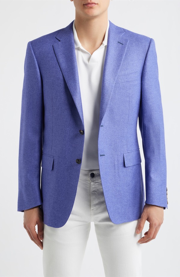 カナーリ メンズ アウター ジャケット・ブルゾン レギュラーフィット シルク コート Canali Siena Regular Fit Purple Slub Silk & Cashmere Sport Coat Purple パープル｜ReVida 店