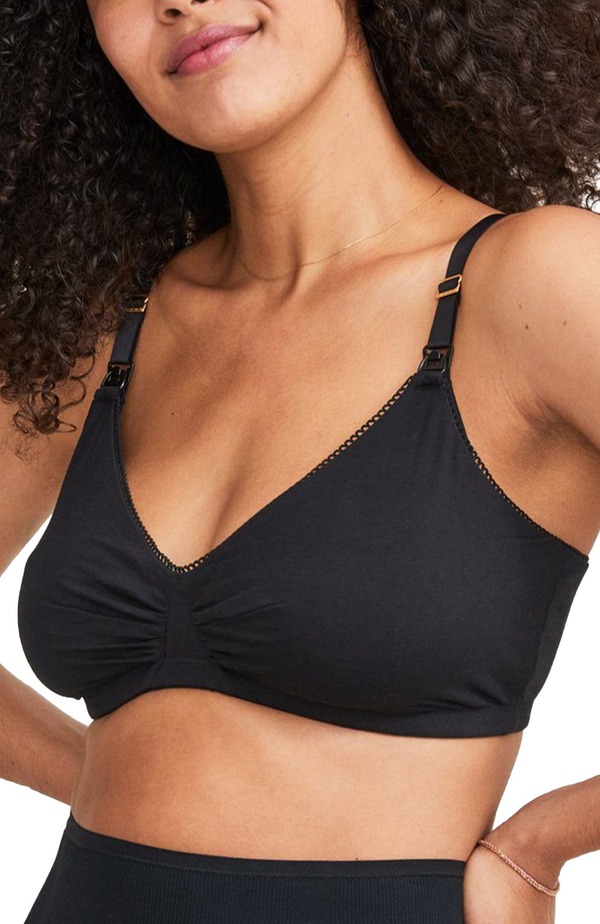 ハッチ レディース アンダー御召しもの ブラ HATCH Theveryday Nursing Bra Black 黒いこと