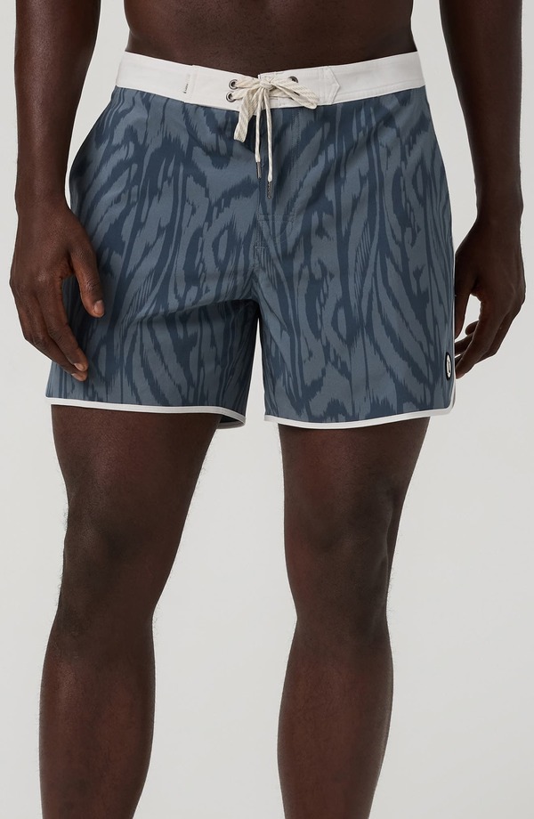 ビュオーリ メンズ 水泳着 二分の一ズボン下・さる股引き Vuori Cruise Swim Trunks Blue Sea Mirage 青色