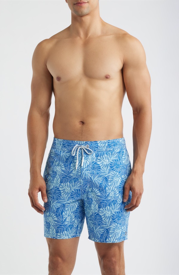 ジョニー オー メンズ 海水着 二分の一ズボン下・さる股引き 遊撃手ズボン下 johnnie-O Curacao Swim Shorts Deep Water