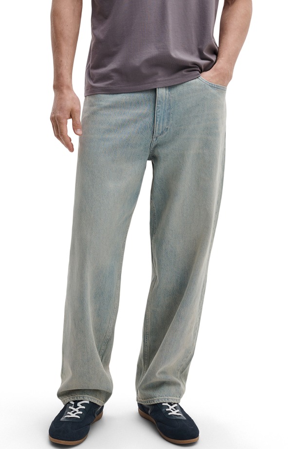 ラグアンドボーン メンズ ボトムス ジーンズズボン下 引っ切り無い デニム rag \u0026 bone rbBaggy Rigid Infuse Straight Leg Jeansea Fort