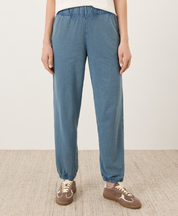 パクト レディース ボトムス レギンス 綿織物 Pact Organicotton Weekends Relaxed Sweatpant Washed Wedgewood Blue 青色