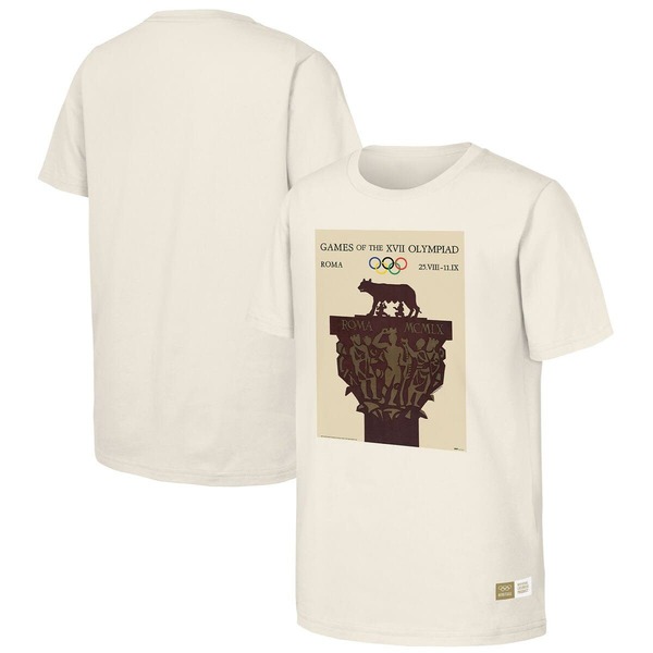 アウタースタッフ メンズ トップス ティーシャツ Outerstuff Men\u0027s Natural 1960 Rome Games Olympic Heritage T-Shirt Natural