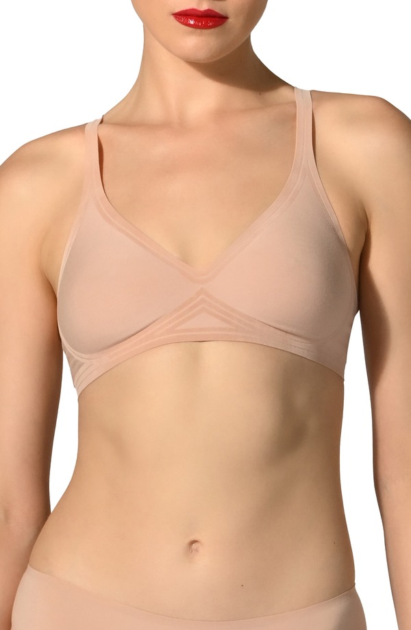 ウォルフォード レディース アンダー御召しもの ブラ Wolford Contour Skin 3Wireless Bra Rose
