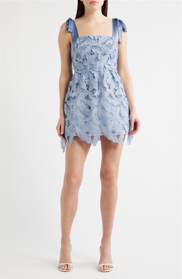 ルーシー光の都市 レディース トップス 衣装 ミニ スピード競技 Lucy Paris Micah Lace Minidress Periwinkle