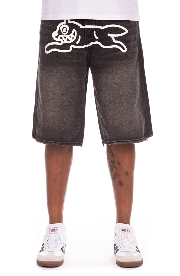 クリーム メンズ ボトムス ジーンズズボン下 遊撃手ズボン下 ICECREAM Breyer Denim Shorts Black Fudge 黒いこと